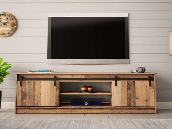 TV stolek Sarinero, Barva: černý / černý lesk 5903211164927
