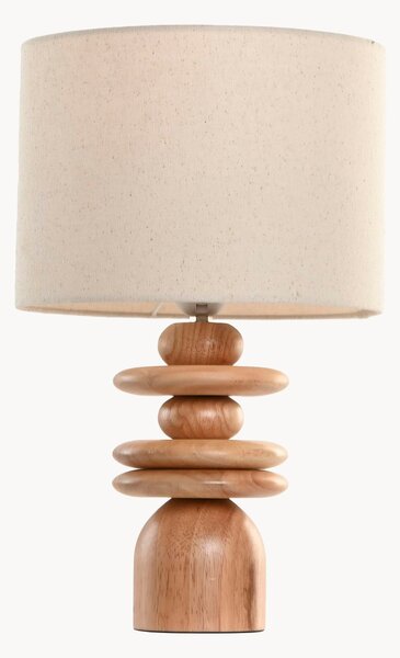 Stolní lampa z kaučukového dřeva Hevea