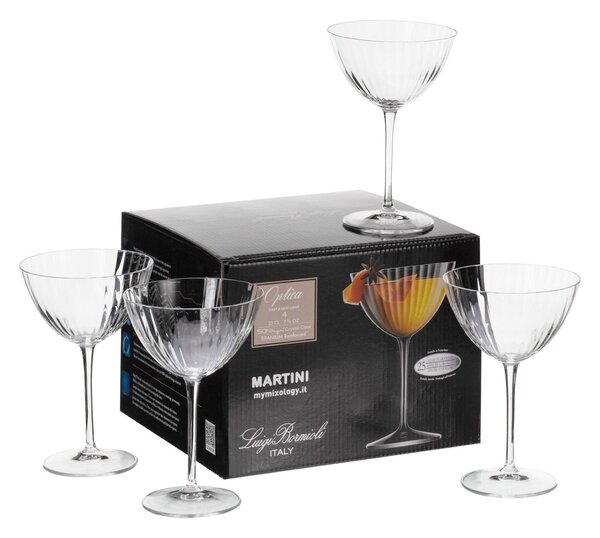 Sklenice na martini Ottico 4ks 220ml