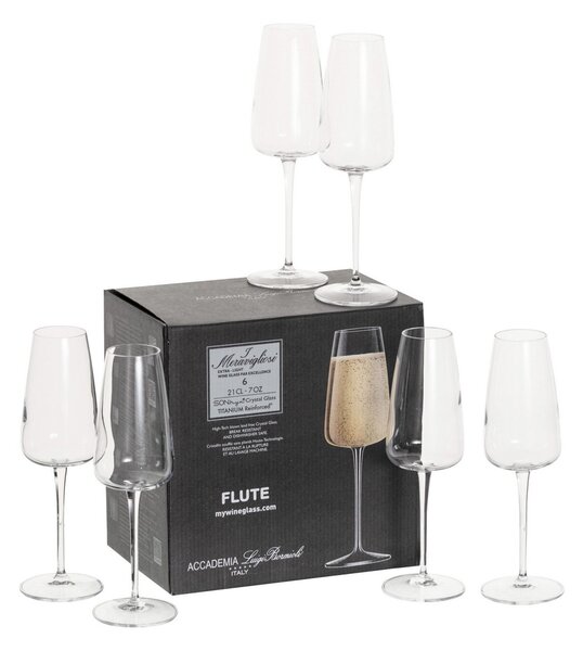 Sklenice na šampaňské Gioco 4ks. 210ml