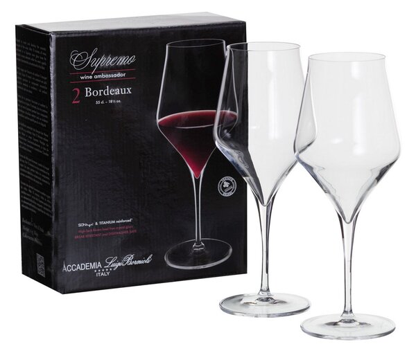 Sklenice na víno Pieno 2 ks. 550ml