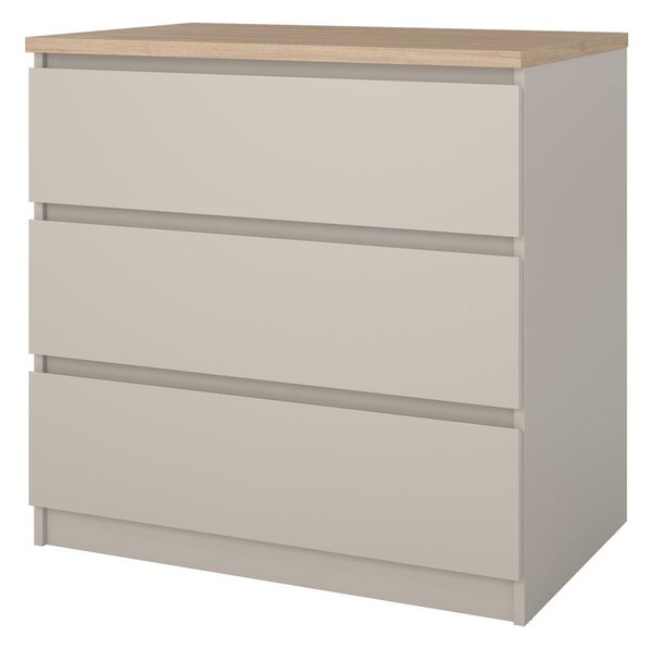 Krémová komoda 77x76x50 cm Naia – Tvilum