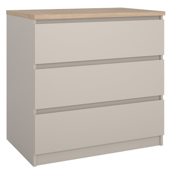 Krémová komoda 77x76x50 cm Naia – Tvilum