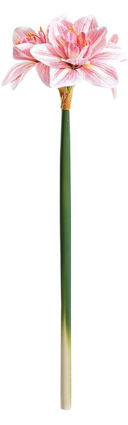Umělá květina Amarylis 62 cm pink
