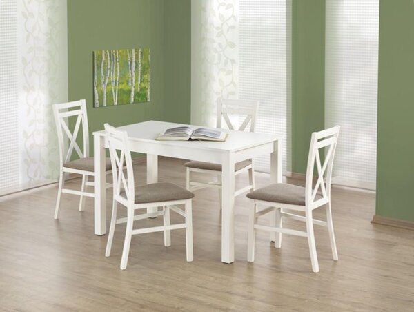 XAVER stůl bílý, 120 x 68 cm, bílá 
