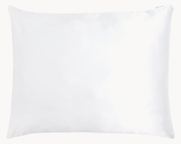 Hedvábný povlak na polštář White