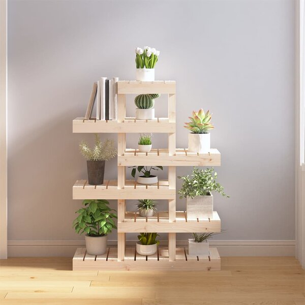 Stojan na rostliny 85x25x109,5 cm masivní borové dřevo