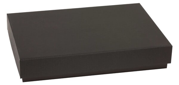 Dárková krabička s víkem 300x200x50 mm, černá