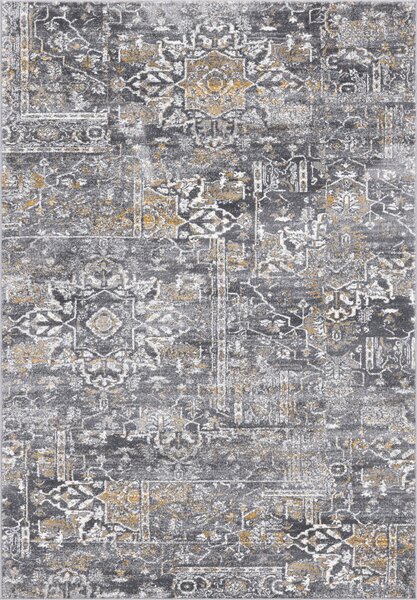 Agnella Kusový koberec Lush Turms Granit Klasický šedý Rozměr: 133x195 cm