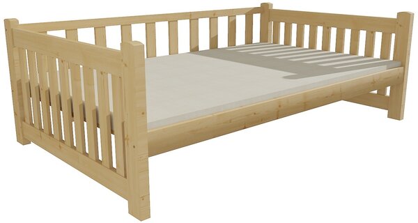 Dětská postel DP 035 XL (Barva dřeva: bezbarvý lak, Rozměr: 120 x 200 cm)