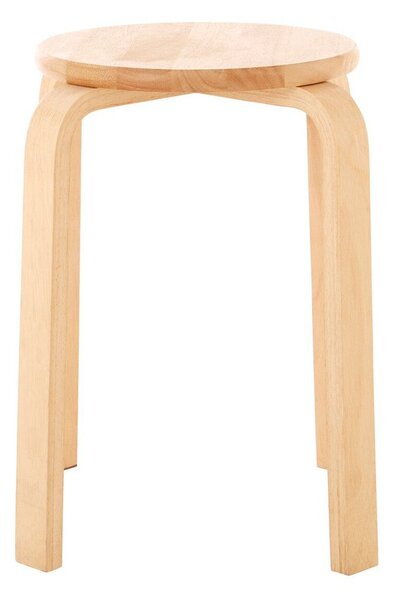 Stolička z kaučukového dřeva v přírodní barvě Heva – Premier Housewares