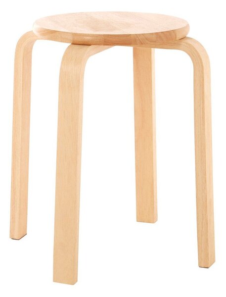 Stolička z kaučukového dřeva v přírodní barvě Heva – Premier Housewares