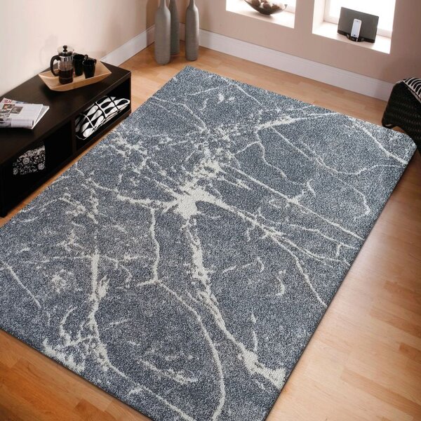 Makro Abra Moderní kusový koberec VISTA 07 Abstraktní šedý Rozměr: 120x170 cm