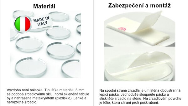 Akrylové dekorační zrcadlo FLEXI Sweet elephants I94 VÝPRODEJ