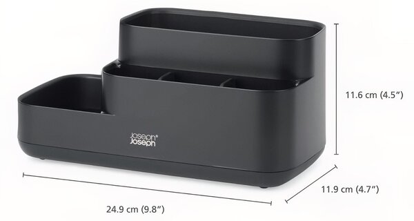 Joseph Joseph Černý plastový organizér EasyStore Caddy