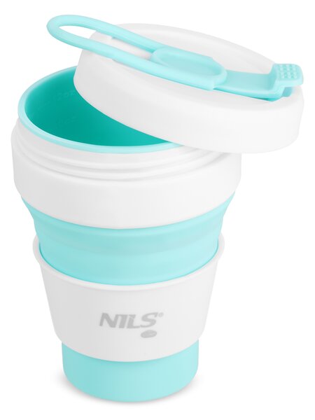 NC4103 MÁTOVÝ SILIKONOVÝ SKLÁDACÍ HRNEK 355ML NILS CAMP