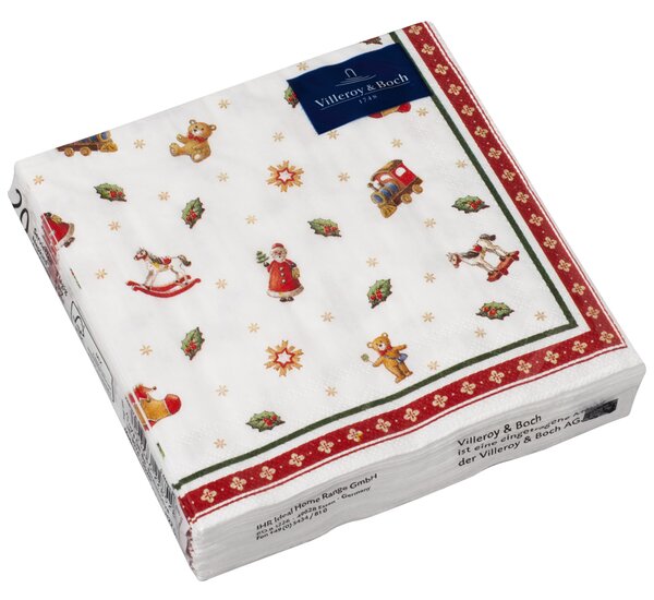 Villeroy&Boch Villeroy & Boch Winter Specials Toys koktejlové ubrousky, 20 ks