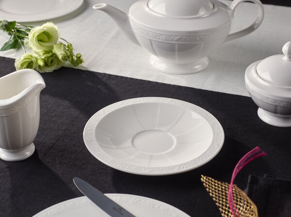 Villeroy&Boch White Pearl snídaňový-/Suppenuntertasse 185 mm