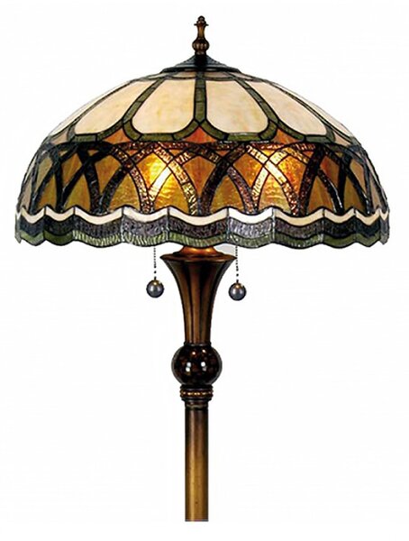 Stojací lampa Tiffany – 56x164 cm