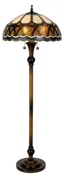 Stojací lampa Tiffany – 56x164 cm