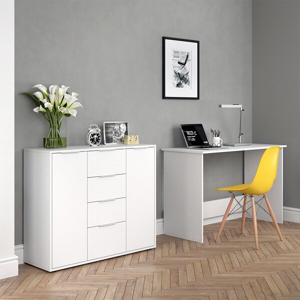 Kredenc Vicco Leon Bílá 35 x 84 cm, Model 29455