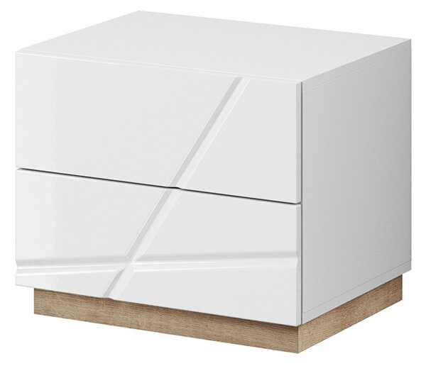 Moderní noční stolek se zásuvkami do ložnice Futura
