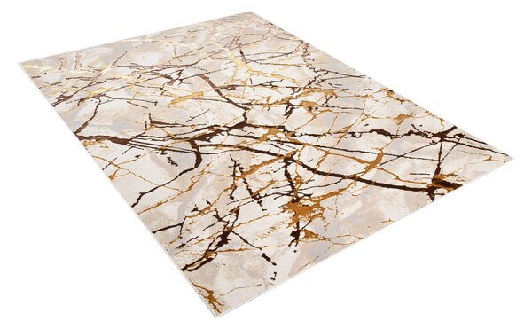 Makro Abra Kusový koberec GOLDEN MZ34D Moderní Abstraktní krémový Rozměr: 120x170 cm