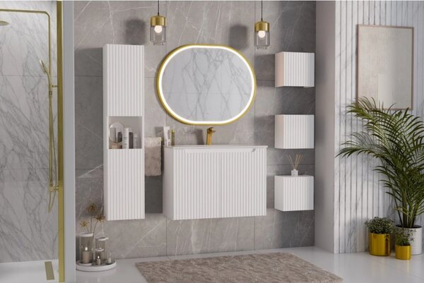 Comad Závěsná koupelnová skříňka Nova White 83-30-1D bílá