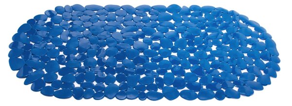MSV protiskluzová podložka do vany GALETS, tmavě modrá, PVC, 35 x 68 cm