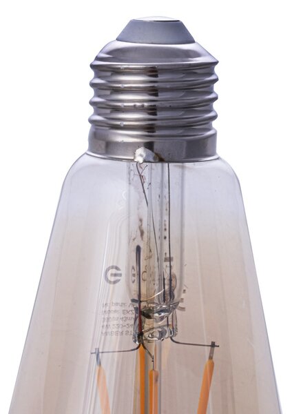 Dekorační LED žárovka E27 teplá 2700k 4w 400 lm jantarová