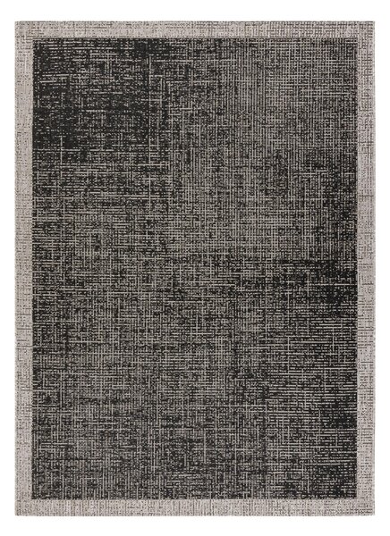 Balta Kusový koberec SISAL FLOORLUX 20401 černý / stříbrý Rozměr: 160x230 cm