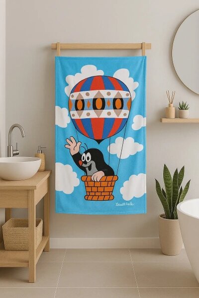 Matějovský osuška Krtek v balonu 75x150 cm