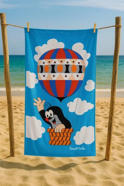 Matějovský osuška Krtek v balonu 75x150 cm