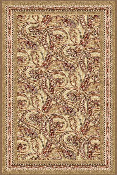 Klasický kusový koberec Agnella Adel Leaflike Toffi béžový Rozměr: 170x240 cm