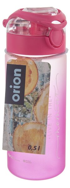 Růžová tritanová lahev 500 ml Saga – Orion