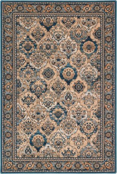 Kusový koberec vlněný Agnella Isfahan Forenza Smaragdový Zelený Rozměr: 133x180 cm