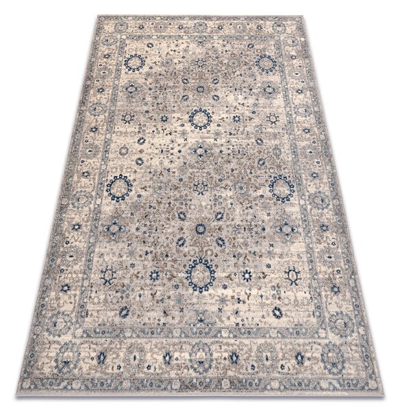 Makro Abra Vlněný kusový koberec NAIN 7586/51635 Klasický béžový modrý Rozměr: 120x170 cm