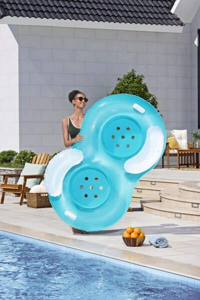Nafukovací křeslo Matrace na plavání pro 2 osoby BESTWAY 188x117cm + Opěrky +