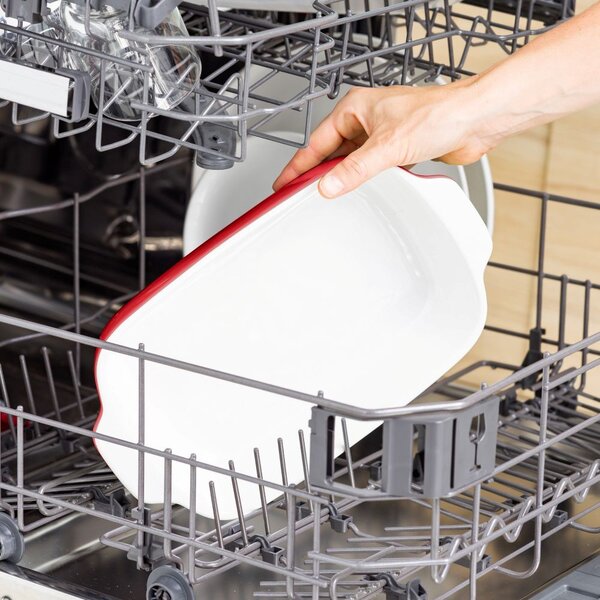 KitchenAid pekáč s dřevěným víkem - střední, královská červená