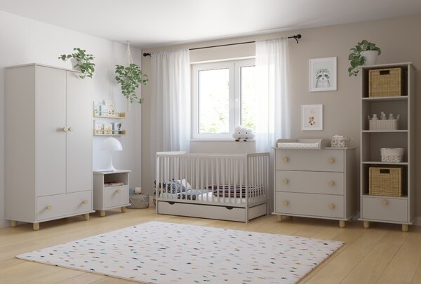 Dětská komoda se třemi šuplíky Lumi Barevné provedení: Máta