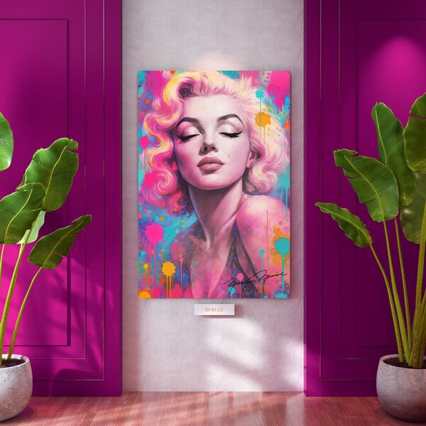DUBLEZ | Pop art obraz do obýváku - Marilyn Monroe | UV tisk, Premium