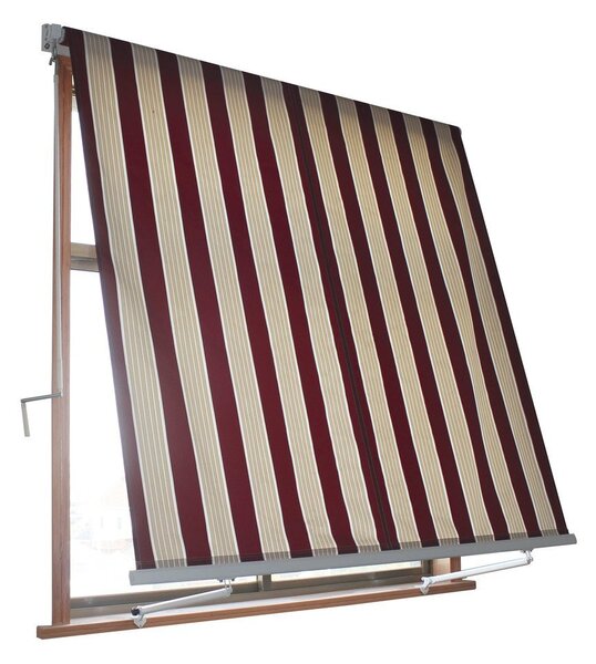 Markýza balkonová UNION-B do 5000*700mm ŠÍŘKA: 100-150cm, vyklopení v cm: roleta na pergolu, montáž: do stropu