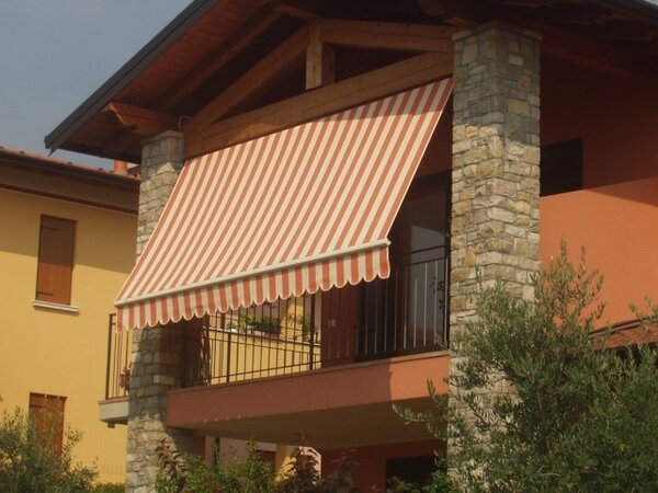 Markýza balkonová UNION-B do 5000*700mm ŠÍŘKA: 100-150cm, vyklopení v cm: roleta na pergolu, montáž: do stropu