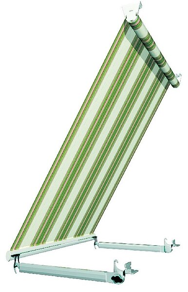 Markýza balkonová UNION-B do 5000*700mm ŠÍŘKA: 100-150cm, vyklopení v cm: roleta na pergolu, montáž: do stropu