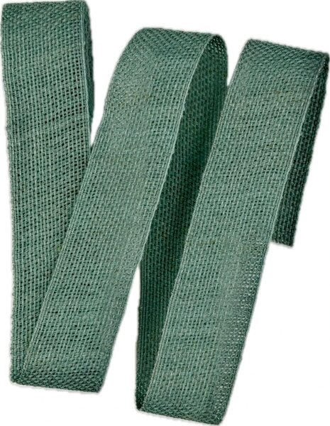 Stuha lněná Nature Basic – Aqua tyrkysová 25mm x 2m (11,-Kč/m)
