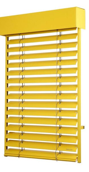 Venkovní žaluzie C80 na míru – šířka do 50 cm VÝŠKA: 50-60cm, strana ovládání z interiéru: vlevo