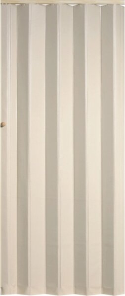 PETROMILA Koženkové shrnovací dveře bílá 83x200cm TYP: plné