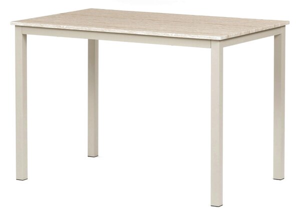 Jídelní stůl TOMSO – 110x70 cm, MDF travertin