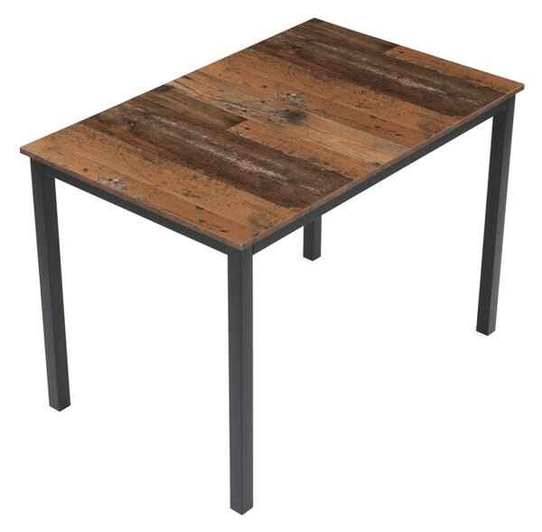 Jídelní stůl TOMSO – 110x70 cm, MDF old wood