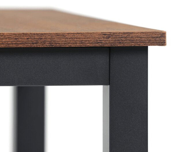 Jídelní stůl TOMSO – 110x70 cm, MDF old wood